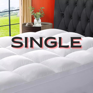 A & B Traders (Single) Mattress Topper 4 inch Deep Thick Quilted Fluffy A & B Traders (Single) Mattress Topper 4 inch Deep Thick Quilted Fluffy