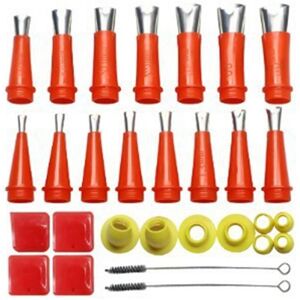 Unbranded 29pcs Caulk glue nozzle Stainless Steel Caulking Finisher Caulk Nozzle Applicato Unbranded 29pcs Caulk glue nozzle Stainless Steel Caulking Finisher Caulk Nozzle Applicato