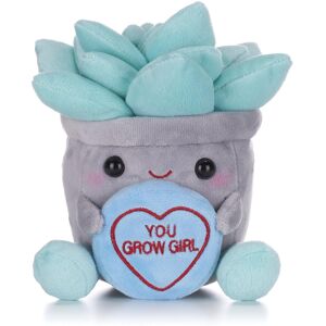 Posh Paws 38022 Swizzels Love Hearts 7" (18cm) You Grow Girl Succulent Flowerpot Plant Plu Posh Paws 38022 Swizzels Love Hearts 7" (18cm) You Grow Girl Succulent Flowerpot Plant Plu