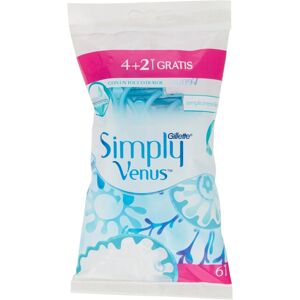 Gillette Venus simply2 4 + 2 Disposable Razors (Pack of 6) Gillette Venus simply2 4 + 2 Disposable Razors (Pack of 6)
