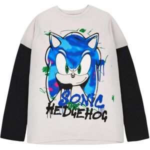 (4-5 Years, Grey/Black) Sonic The Hedgehog Boys Skater Graffiti Long-Sleeved T-S (4-5 Years, Grey/Black) Sonic The Hedgehog Boys Skater Graffiti Long-Sleeved T-S