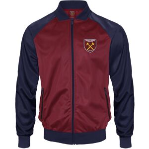 (Claret, XL) West Ham United FC Official Football Gift Mens Retro Track Top Jack (Claret, XL) West Ham United FC Official Football Gift Mens Retro Track Top Jack