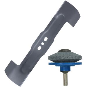 SPARES2GO Metal Blade for Bosch Rotak 32Li S CityMower 18 Lawnmower (32cm) + Drill Sharpen SPARES2GO Metal Blade for Bosch Rotak 32Li S CityMower 18 Lawnmower (32cm) + Drill Sharpen