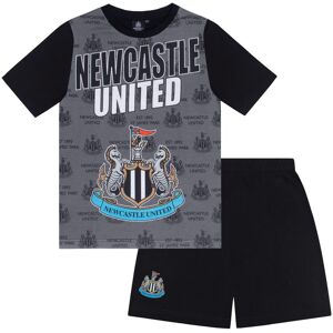 (Black/White, 6-7 Years) Newcastle United Boys Pyjamas Short Kids OFFICIAL Footb (Black/White, 6-7 Years) Newcastle United Boys Pyjamas Short Kids OFFICIAL Footb