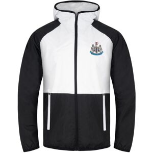 (Black/White, 12-13 Years) Newcastle United Jacket Shower Windbreaker Boys Kids (Black/White, 12-13 Years) Newcastle United Jacket Shower Windbreaker Boys Kids