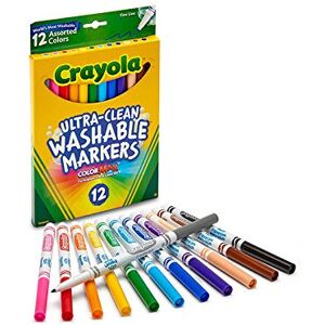 Crayola Fine Line Markers, Washable Markers, 12 Count Crayola Fine Line Markers, Washable Markers, 12 Count