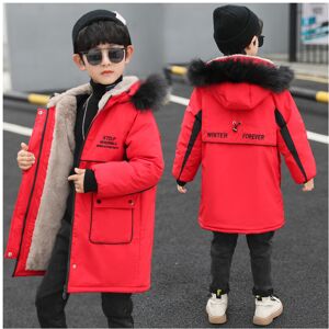 Xcsgsra (Red, 5-6Years) Kids Boys Coat Fur Hooded Parka Jacket Outwear UK Xcsgsra (Red, 5-6Years) Kids Boys Coat Fur Hooded Parka Jacket Outwear UK