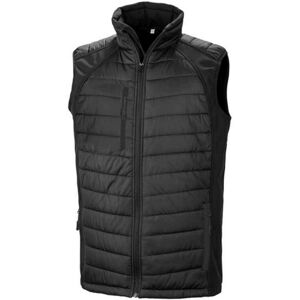 (XL, Black) Result Genuine Recycled Unisex Adult Compass Softshell Padded Gilet (XL, Black) Result Genuine Recycled Unisex Adult Compass Softshell Padded Gilet