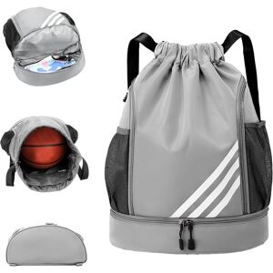 Unbranded (Gray) Drawstring Bags,Waterproof Swimming Bag For Kids Adults,Large Gym Bag,Spo Unbranded (Gray) Drawstring Bags,Waterproof Swimming Bag For Kids Adults,Large Gym Bag,Spo