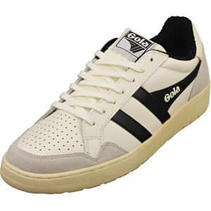 (8) Gola Eagle Mens Casual Trainers in Off White Black (8) Gola Eagle Mens Casual Trainers in Off White Black