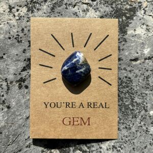 Unbranded (Blue pattern) Ly005 Correct Crystal Healing Card You're A Real GEM Creative Gif Unbranded (Blue pattern) Ly005 Correct Crystal Healing Card You're A Real GEM Creative Gif