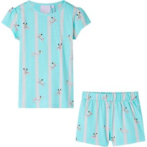 VidaXL (104 (3-4y)) Kids' Pyjamas with Short Sleeves Children's Nightwear Kids Sleepwea VidaXL (104 (3-4y)) Kids' Pyjamas with Short Sleeves Children's Nightwear Kids Sleepwea