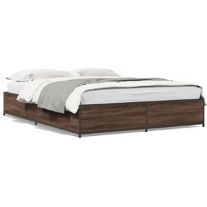 (brown oak, 135 x 190 cm/ 29 cm) vidaXL Bed Frame Bed Black 180x200 cm Super Kin (brown oak, 135 x 190 cm/ 29 cm) vidaXL Bed Frame Bed Black 180x200 cm Super Kin