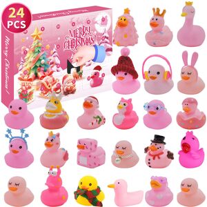 Bynone (Pink Duck) 2024 Vinyl Duck Blind Box Little Yellow Duck Christmas Advent Calend Bynone (Pink Duck) 2024 Vinyl Duck Blind Box Little Yellow Duck Christmas Advent Calend
