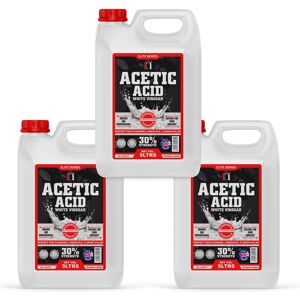 1NE (15 Litres) Acetic Acid 30% Strong White Vinegar 5 Litres 1NE (15 Litres) Acetic Acid 30% Strong White Vinegar 5 Litres