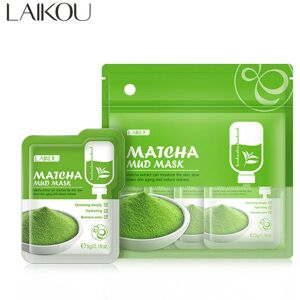 Unbranded (Lai Kou matcha green mud mask 5g × 12 packs) Laikou Mud Film Bag Series 5G 12 Unbranded (Lai Kou matcha green mud mask 5g × 12 packs) Laikou Mud Film Bag Series 5G 12