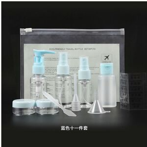 Unbranded (Blue 11 -piece set) Travel Packing Bottle Set Portable Cosmetics Lotion Perfume Unbranded (Blue 11 -piece set) Travel Packing Bottle Set Portable Cosmetics Lotion Perfume