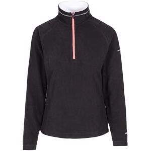 (S, Black/White) Trespass Womens/Ladies Skylar Fleece Top (S, Black/White) Trespass Womens/Ladies Skylar Fleece Top