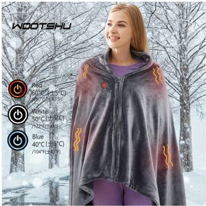 SRJ STAR (grey) USB Powered Electric Heating Shawl with 3 Temperature Settings, 8 Heating SRJ STAR (grey) USB Powered Electric Heating Shawl with 3 Temperature Settings, 8 Heating