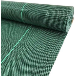 (1m x 50m) Yuzet 125gsm Premium Extra Tough Green Weed Control Fabric Ground Cov (1m x 50m) Yuzet 125gsm Premium Extra Tough Green Weed Control Fabric Ground Cov