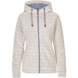 (18, Off White) Trespass Womens Hoodie Full Zip 2 Pockets Ronee (18, Off White) Trespass Womens Hoodie Full Zip 2 Pockets Ronee