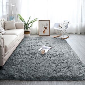 Imperial Rooms (200cm x 290cm (6ft 8" x 9ft 7"), Grey) Extra Large Rug Soft Shaggy Living Room Imperial Rooms (200cm x 290cm (6ft 8" x 9ft 7"), Grey) Extra Large Rug Soft Shaggy Living Room
