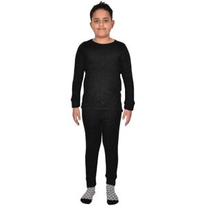 Gaffer (Black, 5-6 Years) Kids Thermal Set Long Johns Plain Warm Top Bottoms Gaffer (Black, 5-6 Years) Kids Thermal Set Long Johns Plain Warm Top Bottoms