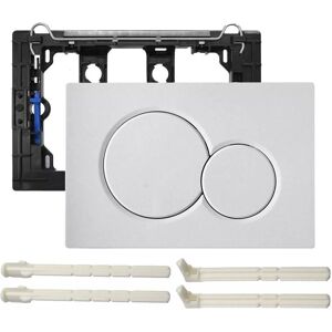 Unbranded (White) For Geberit Sigma 01 Dual Push Button Flush Plate Actuator Wc Concealed Unbranded (White) For Geberit Sigma 01 Dual Push Button Flush Plate Actuator Wc Concealed