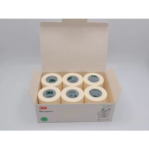 3M (6) Micropore WHITE 5cm x 9.1m Various Packs 3M (6) Micropore WHITE 5cm x 9.1m Various Packs