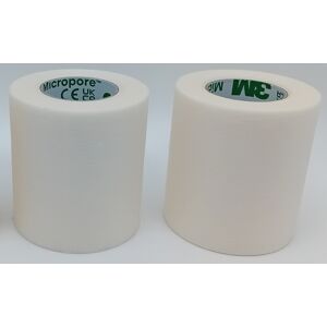 3M (2) Micropore WHITE 5cm x 9.1m Various Packs 3M (2) Micropore WHITE 5cm x 9.1m Various Packs