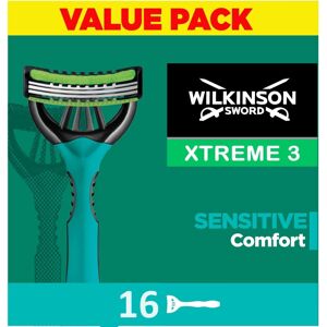 Wilkinson Sword - Xtreme 3 For Men Sensitive Pack of 16 Disposable Razors Wilkinson Sword - Xtreme 3 For Men Sensitive Pack of 16 Disposable Razors