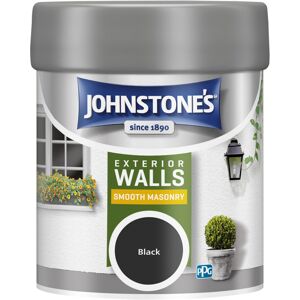Johnstone's – Exterior Smooth Masonry Paint - Tester Pot – Black – Up to 15 Year Johnstone's – Exterior Smooth Masonry Paint - Tester Pot – Black – Up to 15 Year