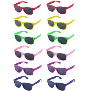 LFYXCW 12 Pack Party Glasses for Adults Unisex Sunglasses for Party Bags Fillers(6color LFYXCW 12 Pack Party Glasses for Adults Unisex Sunglasses for Party Bags Fillers(6color
