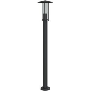 vidaXL Black Outdoor Floor Lamp 100cm Stainless Steel - Garden Lighting vidaXL Black Outdoor Floor Lamp 100cm Stainless Steel - Garden Lighting