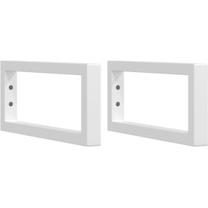 (white, 15 x 35 cm/ Rectangular) vidaXL Shelf Brackets for Washbasin Shelf Suppo (white, 15 x 35 cm/ Rectangular) vidaXL Shelf Brackets for Washbasin Shelf Suppo