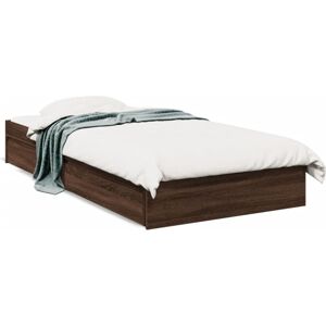 (brown oak, 90 x 190 cm) vidaXL Bed Frame with Drawers Bed Black 135x190 cm Doub (brown oak, 90 x 190 cm) vidaXL Bed Frame with Drawers Bed Black 135x190 cm Doub