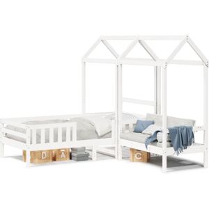 vidaXL Kids Bed White Wood - Kids Bed vidaXL Kids Bed White Wood - Kids Bed