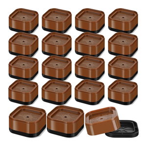 Tlily CNNOTEPAD Furniture Risers Adjustable Bed Desk Leg 1.38Inch Tlily CNNOTEPAD Furniture Risers Adjustable Bed Desk Leg 1.38Inch