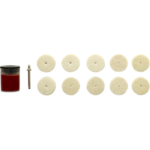 Draper 12PC POLISHING WHEELS SET 08958 Polishing Wheels Set for D20 Engraver/Gri Draper 12PC POLISHING WHEELS SET 08958 Polishing Wheels Set for D20 Engraver/Gri