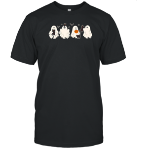 Gildan XL Cute Ghost Cats Halloween T-Shirt Gildan XL Cute Ghost Cats Halloween T-Shirt