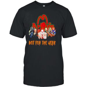 Gildan (L) Horror Movie Characters Arby's Not For The Weak Halloween 2023 T-shirt Gildan (L) Horror Movie Characters Arby's Not For The Weak Halloween 2023 T-shirt
