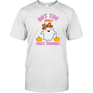 Gildan (M) Not Too Spoky Very Demure Subtle Halloween T-Shirt Gildan (M) Not Too Spoky Very Demure Subtle Halloween T-Shirt