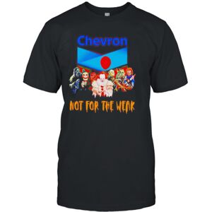 Gildan (S) Horror Movie Characters Chevron Not For The Weak Halloween 2023 T-shirt Gildan (S) Horror Movie Characters Chevron Not For The Weak Halloween 2023 T-shirt