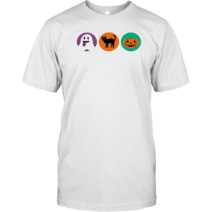Gildan (XL) Cookie Cat Pumpkin Boo Ghost Halloween T-Shirt Gildan (XL) Cookie Cat Pumpkin Boo Ghost Halloween T-Shirt