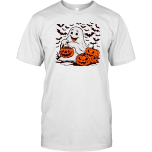 Gildan (XL) Ghost Halloween Party Fall Pumpkin T-Shirt Gildan (XL) Ghost Halloween Party Fall Pumpkin T-Shirt