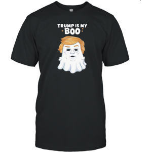 Gildan (M) Trump Is My Boo 2024 Hair Funny Ghost Halloween T-Shirt Gildan (M) Trump Is My Boo 2024 Hair Funny Ghost Halloween T-Shirt