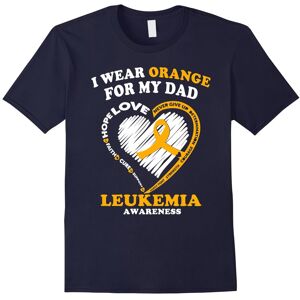 Gildan (L) Leukemia Awareness T Shirt – I Wear Orange for My Dad-Father's Day Gildan (L) Leukemia Awareness T Shirt – I Wear Orange for My Dad-Father's Day
