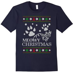 Gildan (XXXL) Meowy Christmas Shirt, Cat Lovers T Shirt-Father's Day Gildan (XXXL) Meowy Christmas Shirt, Cat Lovers T Shirt-Father's Day