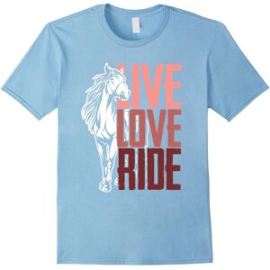 Gildan (S) Live Love Ride Horse Lover's T-Shirt-Father's Day Gildan (S) Live Love Ride Horse Lover's T-Shirt-Father's Day