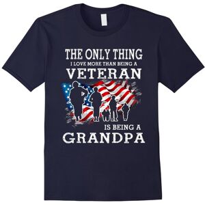 Gildan (XL) Men's I Love More Than Being A Veteran Is Being A Grandpa T Shirts-Father's Gildan (XL) Men's I Love More Than Being A Veteran Is Being A Grandpa T Shirts-Father's